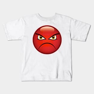 Angry Face Kids T-Shirt